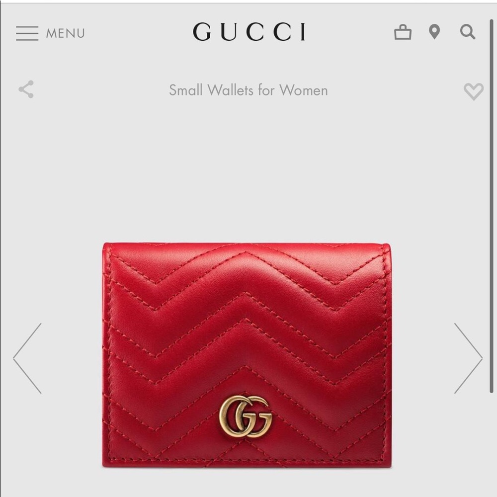 Gucci marmont card case wallet